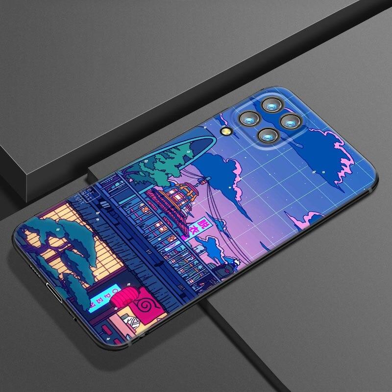 Japanese Wave Anime Dragon Phone Case For Samsung A21 A30 A50 A52 S A13 A22 A32 4G A23 A33 A53 A73 5G A12 A31 A51 A70 A71 A72