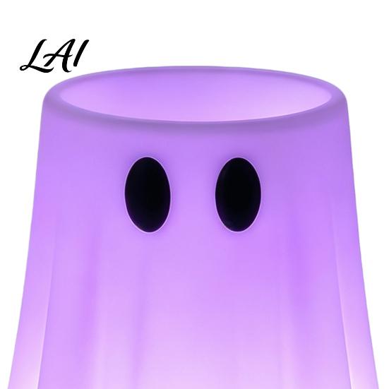 PLA Material Can Sleeve 3D Printed Halloween Ghost Holder Glow‑in‑the‑Dark Soda Beverage Party Supply for Cup Cover Cute Tabletop Decor