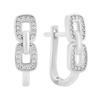 Silver Earrings with Cubic Zirkonia (2202073)