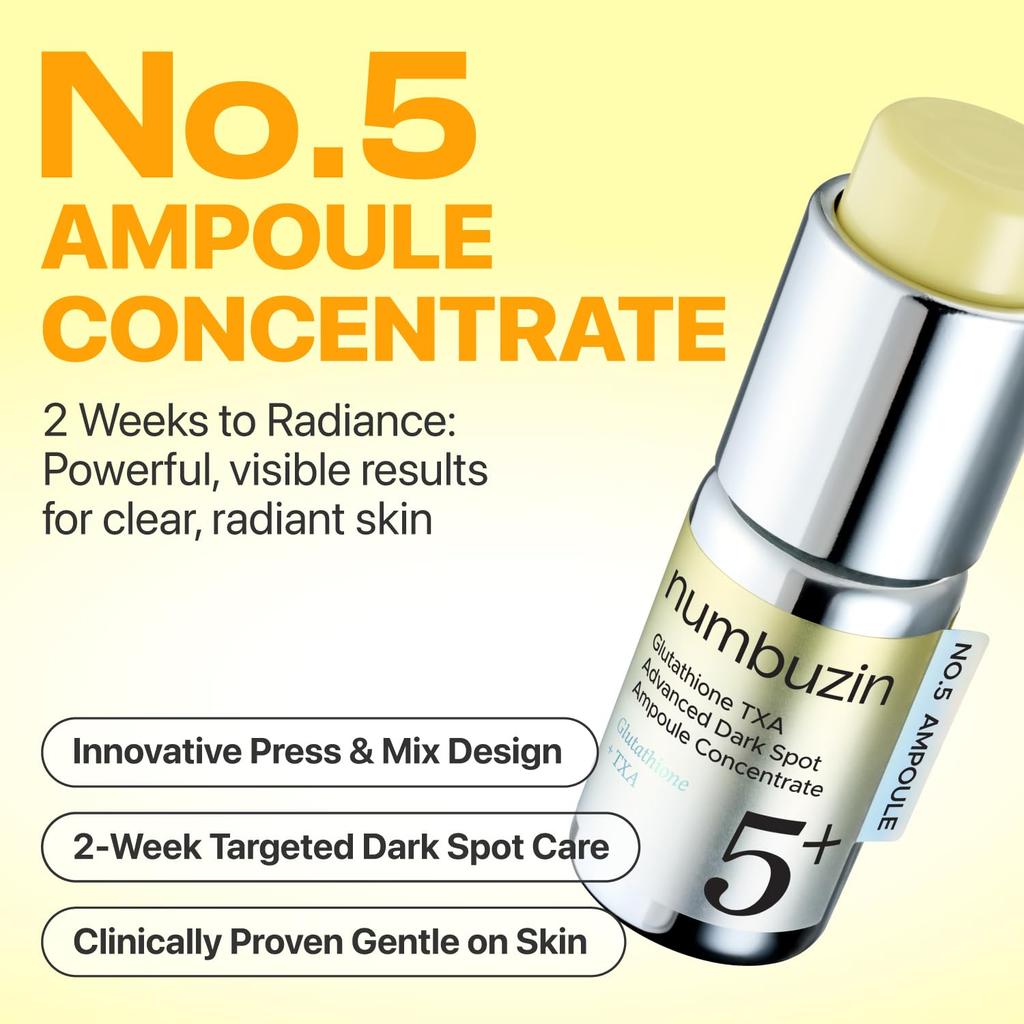 No.5 Glutathione TXA Advanced Dark Spot Ampoule Concentrate 10g