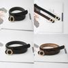 Stylish Narrow Waist Belt For Women With Unique Floral Buckle For Casual Outfits