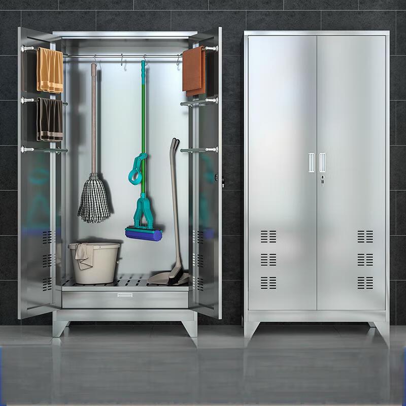 304 Stainless Steel Four-Compartment Cleaning Cabinet