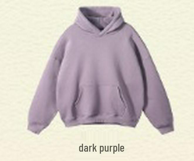 European & American Trendy Oversized Fleece-Lined Hooded Sweatshirt - Autumn/Winter Collection