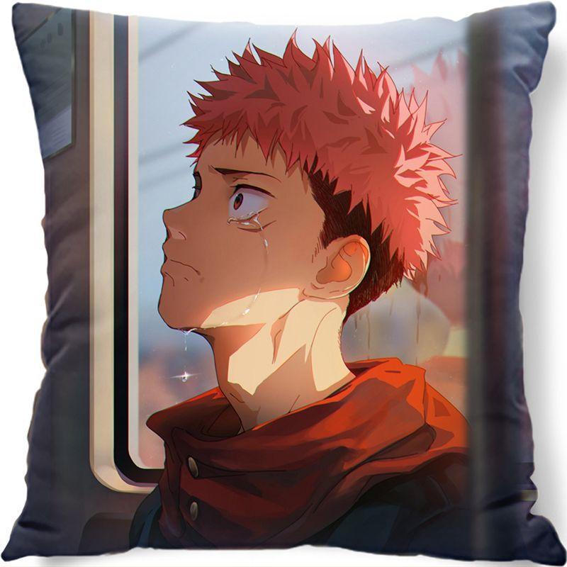 Gojo Satoru Jujutsu Kaisen Peripherie-Kissen Itadori Yuji Animation Schlafsaal Schlafzimmer Sofakissen Zweidimensionales quadratisches Kissen