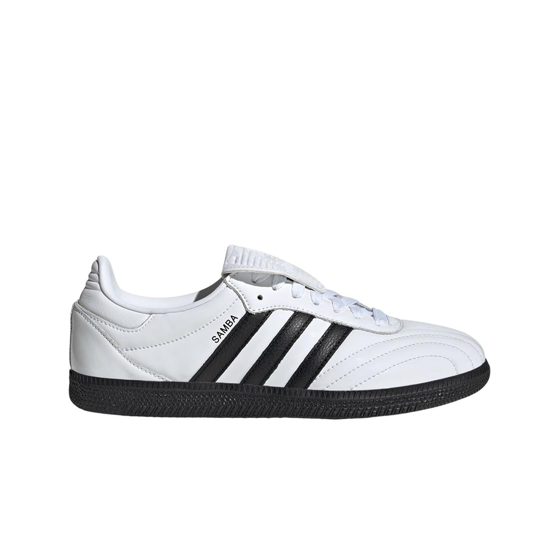 adidas Samba LT Lackleder-Pack - Weiße Damen-Sneaker Wolkenweiß Kernschwarz JI2706 38⅔