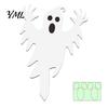 Pathway Decoration Stakes Halloween Ghost Garden Stake, Spooky Glow-in-The-Dark Yard Sign, Pumpkin Scarecrow Acrylic for Lawn Front Courtyard
