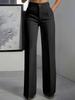 2026 Women's High-Waisted Drapey Straight Suit Trousers