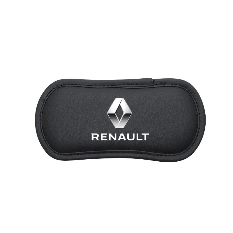 1 Pièce Coussin de Voiture en Cuir Coussin de Genouillère de Voiture Coussin de Jambe en Mousse à Mémoire de Forme Élastique Pour Renault Dacia Série Reynolds Koleos Kadjar Captur
