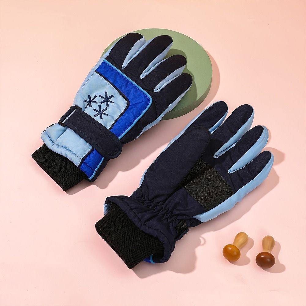 Waterproof Snow Gloves Warm Kids Winter Mittens Cute Children Ski Gloves  Children Kids