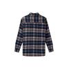 Levis Color Block Plaid Cotton Long Sleeve Shirt Men Shirts Green A0682-0000