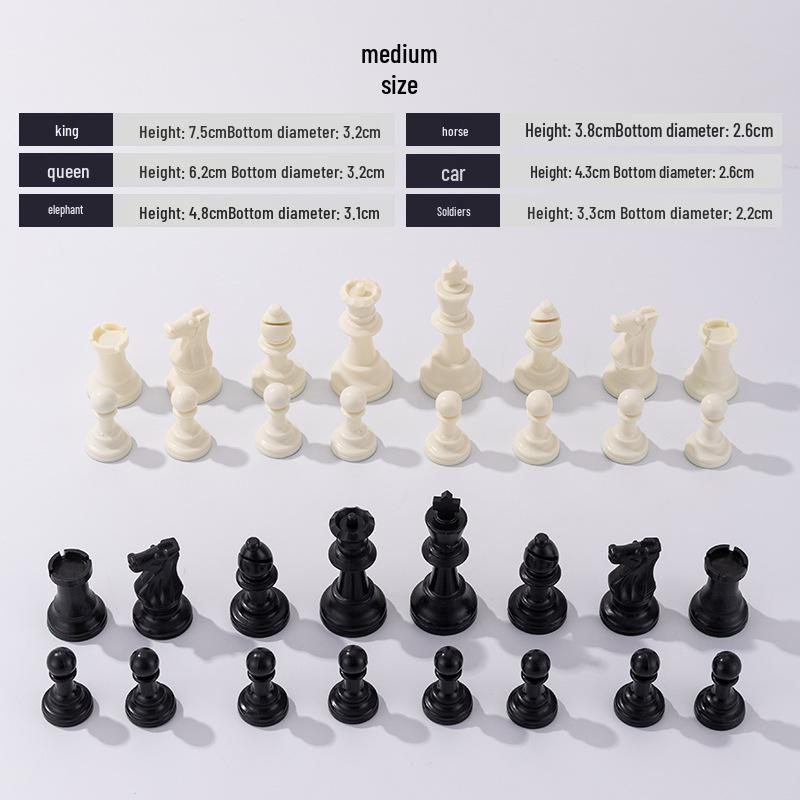 Portable Eco-friendly Travel Chess Set with International Design