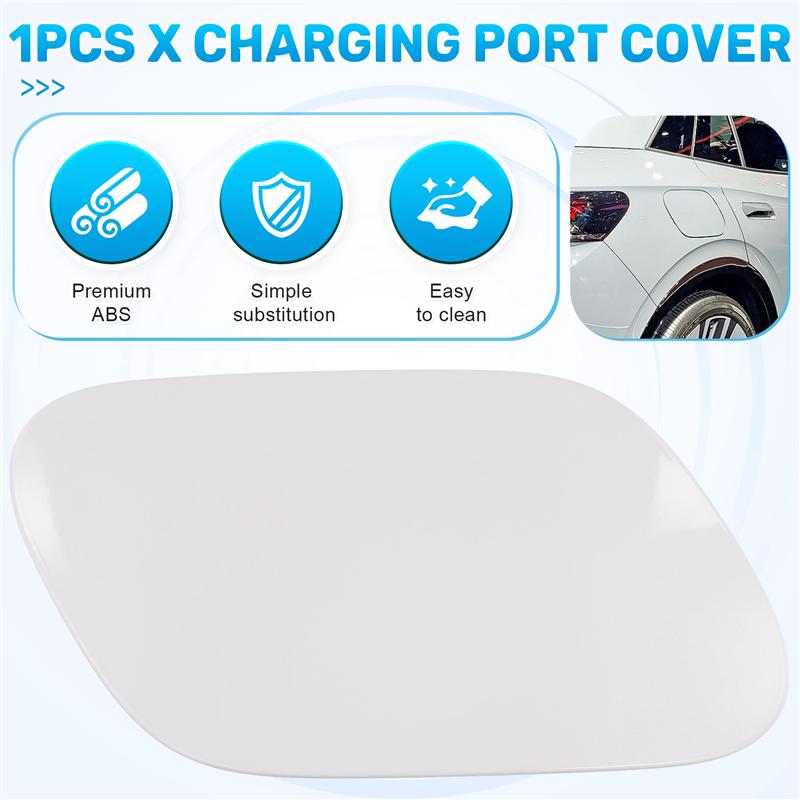 Charging Port Cover For VW ID4 ID.4 Crozz Fuel Tank Cover Exterior Charge Jack Cap Lid 11G809909
