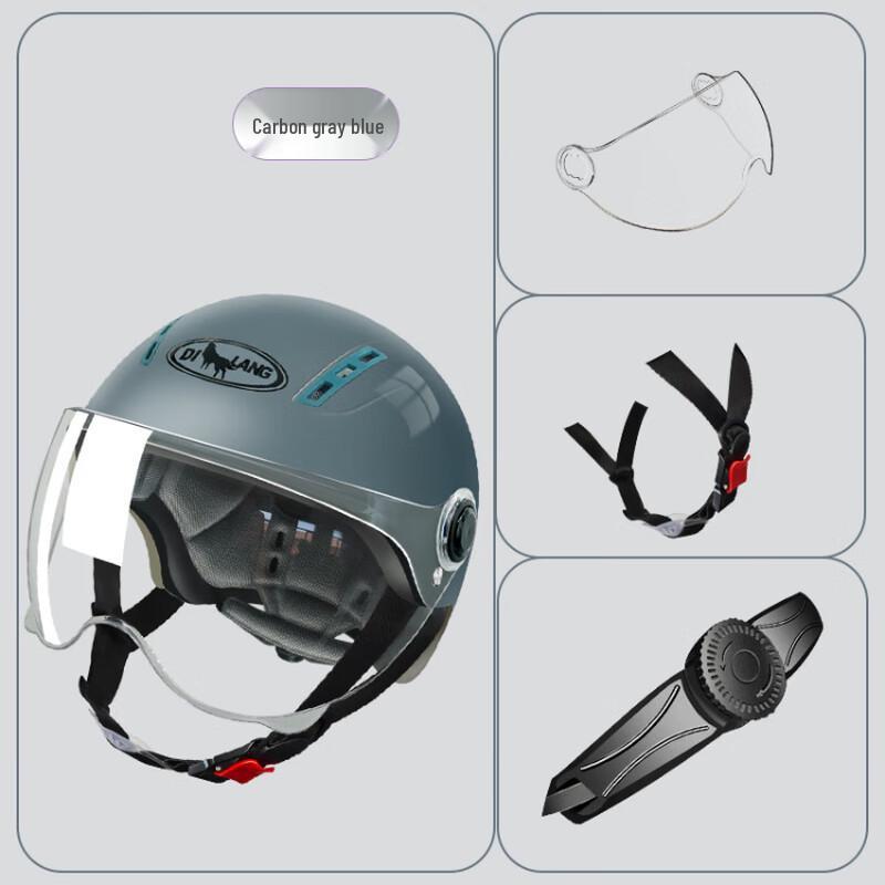 Lishi Universal Motorcycle Half Helmet One Size