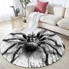 Spider pattern round rug,Carpet Rug for Living Room Bedroom Playroom ,Non-slip Floor Mat,Holiday Gifts and Birthday Gifts.