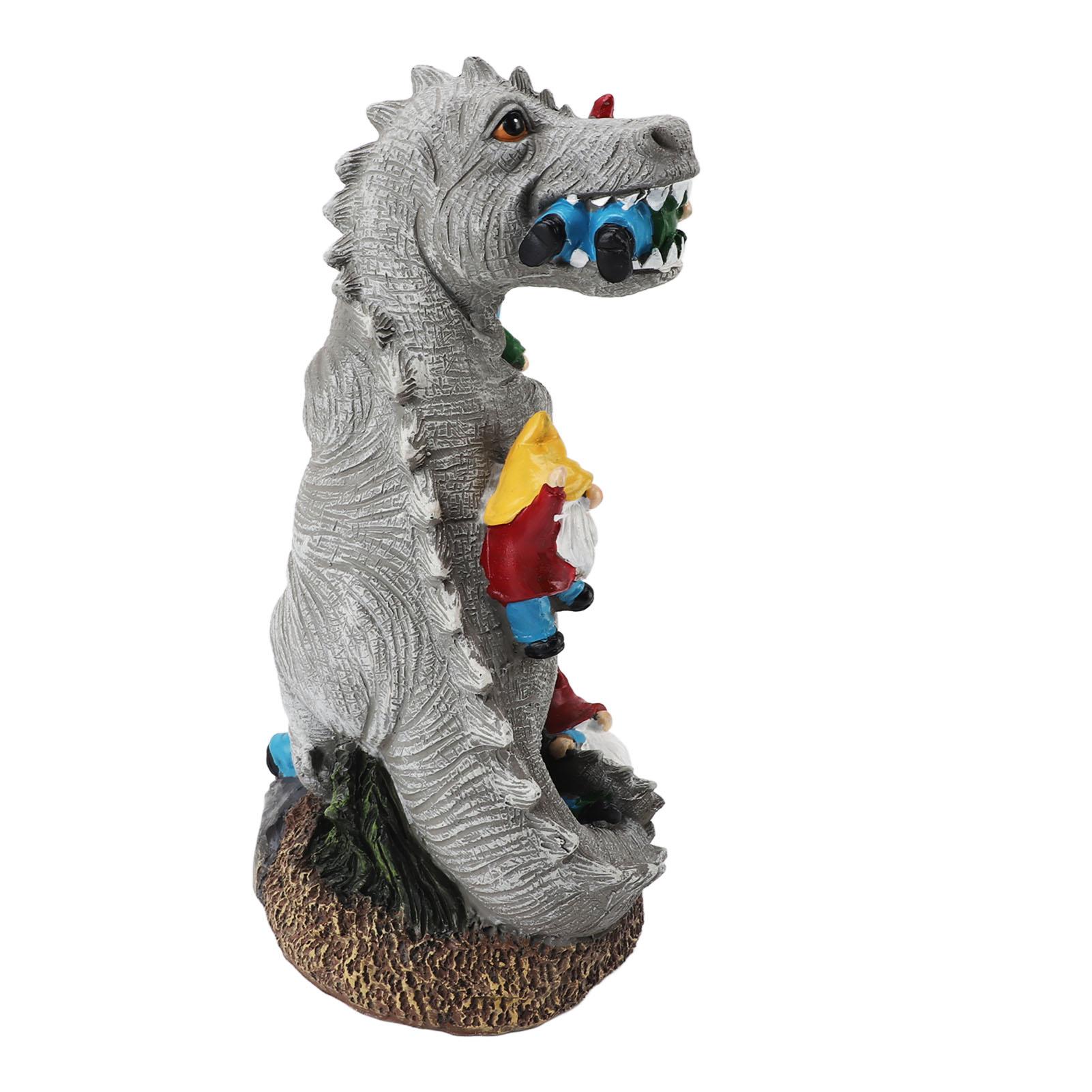 

Resin Dinosaur Ornament Resin Dinosaur Statue, Premium Material for Garden Decor, Hand Painted, Ideal for All Scenarios