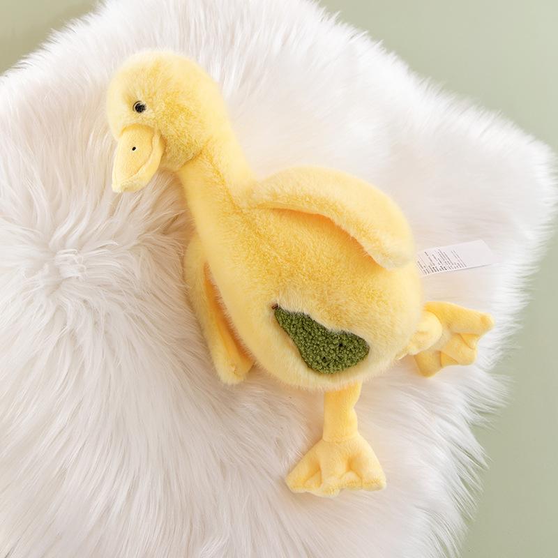 Cute Pear Big Plush Toy Children Sleeping Throw Pillow Office Decompression Ornament Company Event Gift Duck