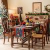 Christmas Tree Table Runner Tassel Home Decor Tablecloth Bed End Scarf
