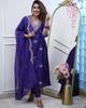 Women Designer Chanderi Suit Salwar Kameez Kurta Pant Dupatta Set Indian Pakistani Top Tunic