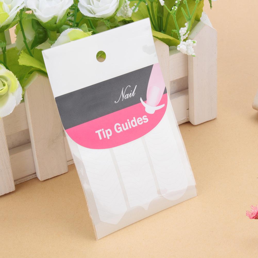 French Manicure Nail Art Tips Form Guide Sticker Nail Accessory