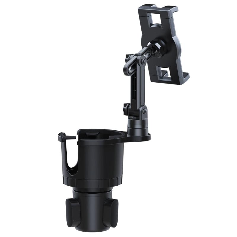 Universal Car Cup Holder Phone Device Stand With Variable Height For 4.7-12.9inch Units With Water Container