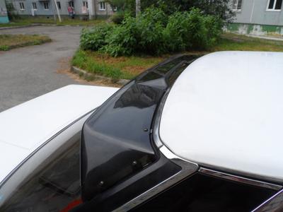 Spoiler On Glass (ABS, Black) for Honda Civic Sedan IX 2011-2016