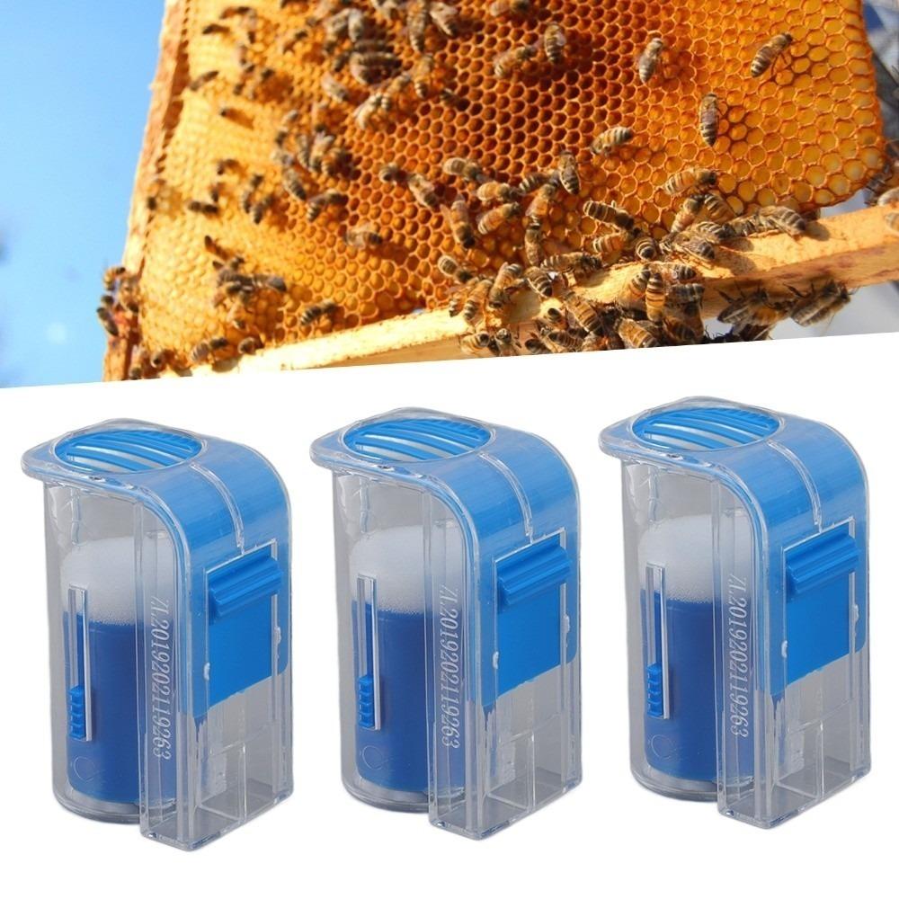 3Pcs Durable Bee Queen Marker Cage Plastic Bee Queen Marking Catcher Tagging Queen Bees