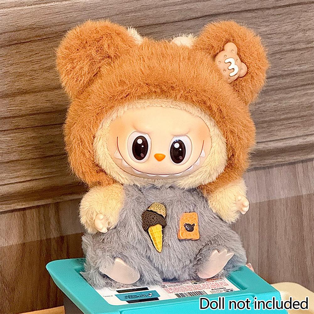 

Для 17см куклы Лабубу Одежда Модная одежда Комбинезоны Одежда для кукол Подходящее по цвету платье Аксессуары для кукол Милое украшение Маленькая одежда 04#