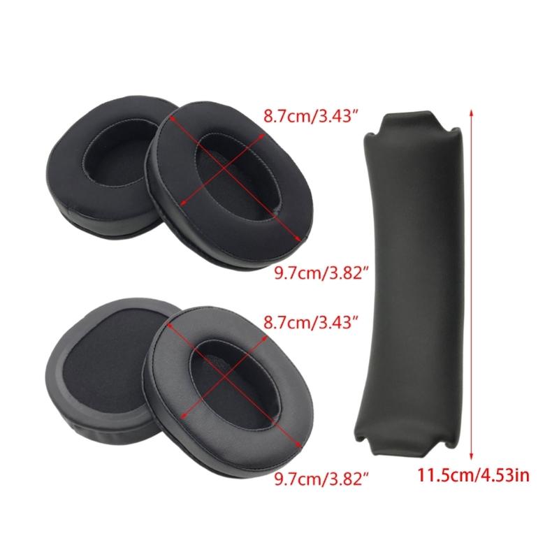 Upgraded Cooling Gel Ear Pads Ear Cushion Headband For Kraken V3X V3 PRO Gaming Headset , Noise Cancelling Foam