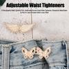 Umbra Studio 2 Pairs Butterfly Waist Tightener Pins, Detachable No-sew Pants Tighteners, Rhinestone Metal Pins for Jeans Trousers Skirts Loose