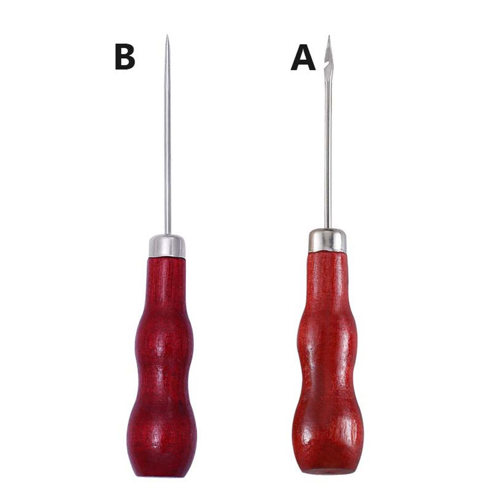 Leather Craft DIY Canvas Punch Shoes Drill Hand Stitcher Sewing Awl Hole Maker Shoe Repair Needles
