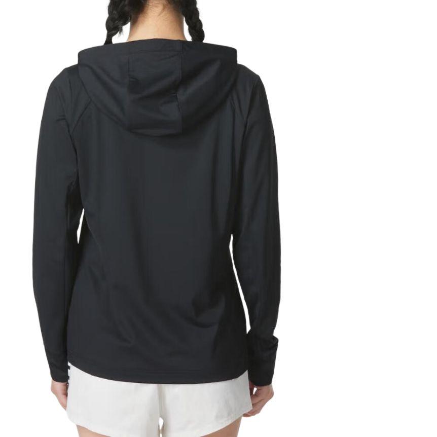 Skechers Comfortable Elastic Hooded Jacket Women Jackets Carbon-Black P224W077-0018
