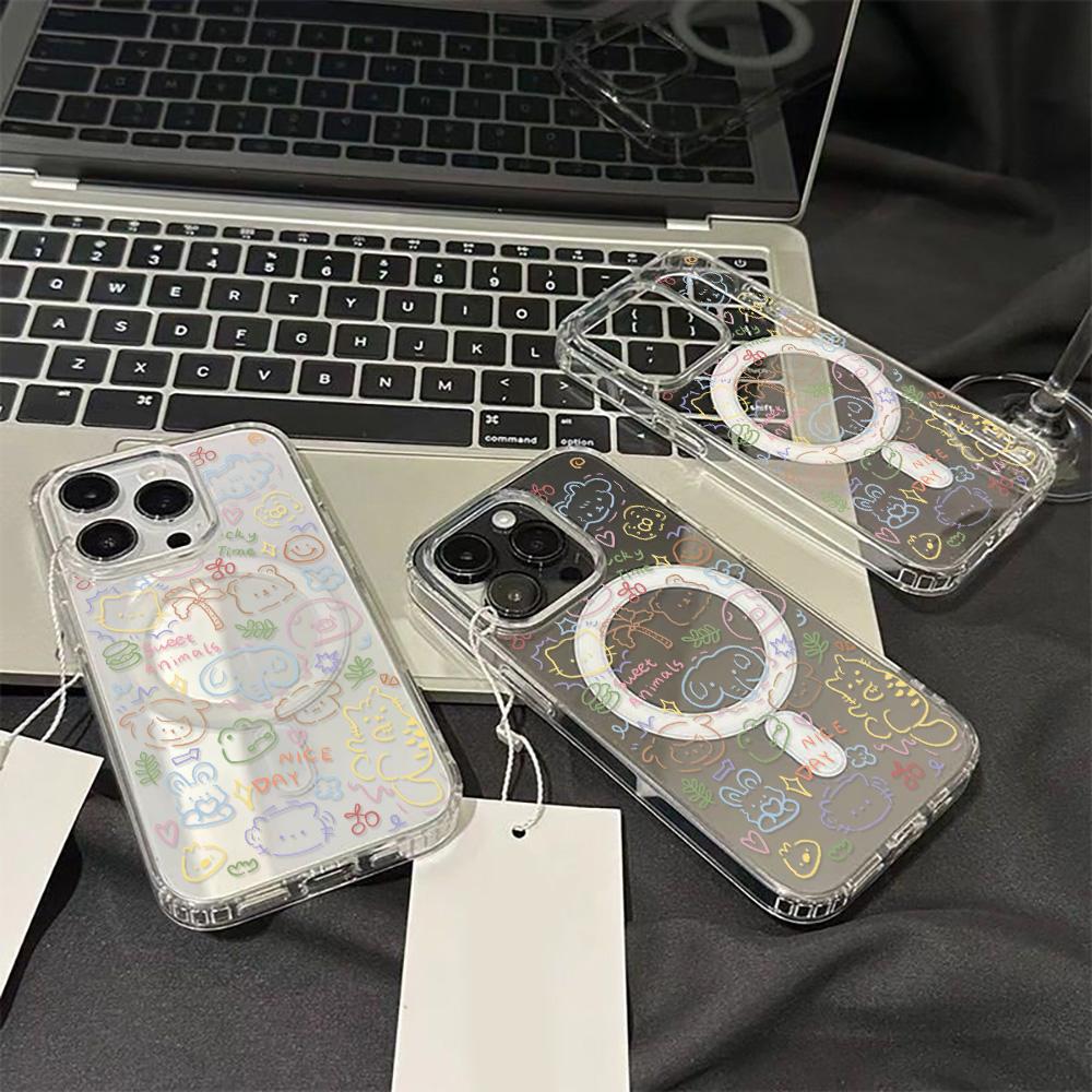 Magnetický kryt na telefon pro iPhone 11 12 13 iPhone 13 14 15 Pro 15 16 Pro Max Samsung A15 A16 A25 A26 A55 A56 S25 S24 S22 S23 Ultra S25 Edge