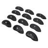 12Pcs Golf Club Cover PU Hook and Loop Fastener Smoother Touch Secure Fit Portable Golf Iron Cover f