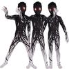 Halloween New Children's Twig Mutant Horror Clown Adult White Bloody Suit Digital Print
