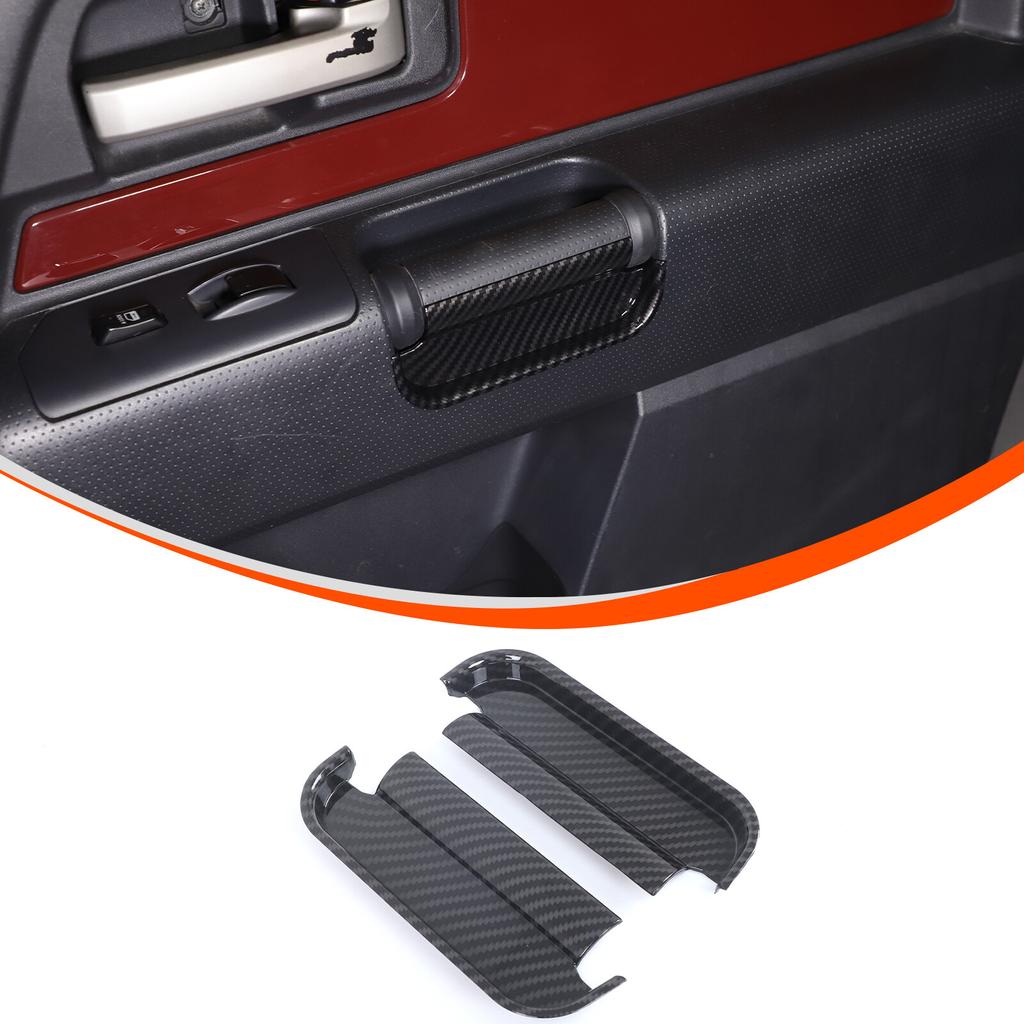 Carbon Fiber ABS Front Door Storage Box Tray for Toyota FJ Cruiser 2007-