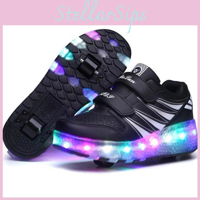 High-quality Led Shoes With Wheels Mesh Roller Skate Luminous Men Women Sneakers