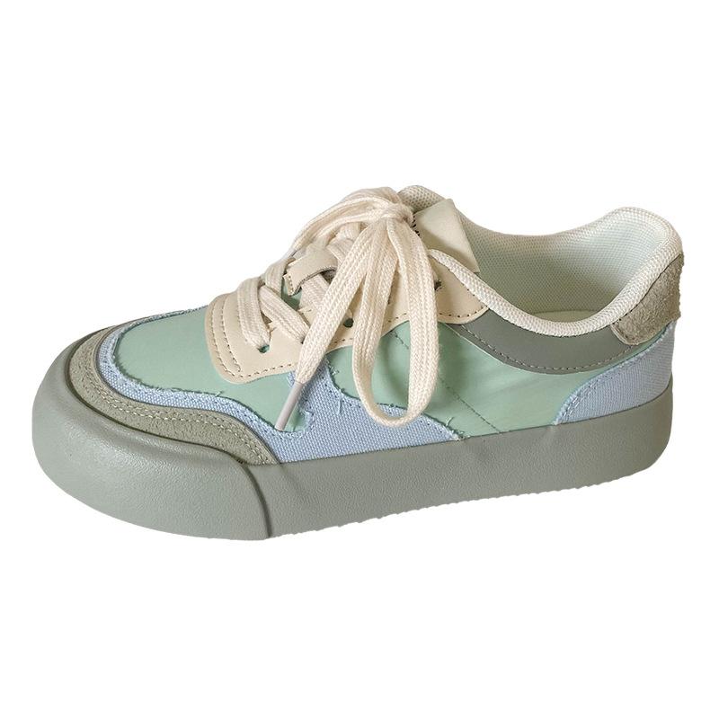 

6530 latex insoles/thick-soled little white shoes women s summer thin models popular 024 new breathable ins trendy board shoes 40