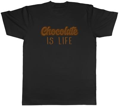 Chocolate Is Life Unisexs Unisex TShirt Tee