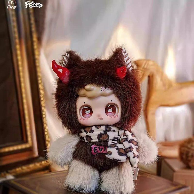 Feeco Lost Spell Series Blind Box Plush Keychain Yan An Same Style Stuffed Doll Pendant Collectible Toy Gift For Girls