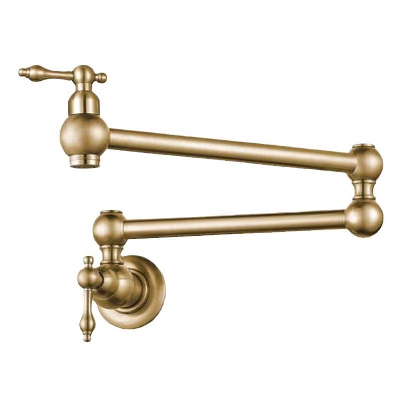 TLXT Foldable Antique Brass Basin Faucet