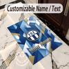 Crystal Velvet Rug FC Zürich Print Custom Name Text Floor Mat Home Decor