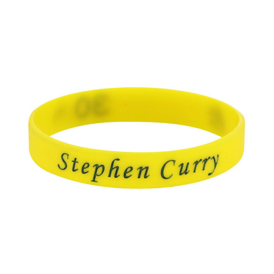 Douyin Popular NBA Star Signature Luminous Silicone Sports Bracelet/Wristband