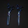 6.0-Inch Blue Damascus Hair Cutting Scissors