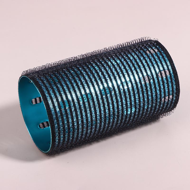 Color Aluminum Core Self-adhesive Hair Roll 5*9cm Pure Nylon Hook And Loop Roller Self Grip Styling Hot Thermal Volume Curler