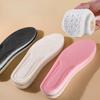 4pair Warm Insoles Piled Thickened High Elastic Shock-absorbing Hair Men's and Women's Sports Stepping Sweat-absorbing  Insoles