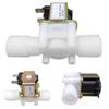 שסתום סולנואיד עם הברגה זכר 1/2 אינץ', 220V AC / 12V DC, שסתום בקרה מגנטי למים, מתג בקר לחץ פנאומטי, מפצל, סגור בדרך כלל