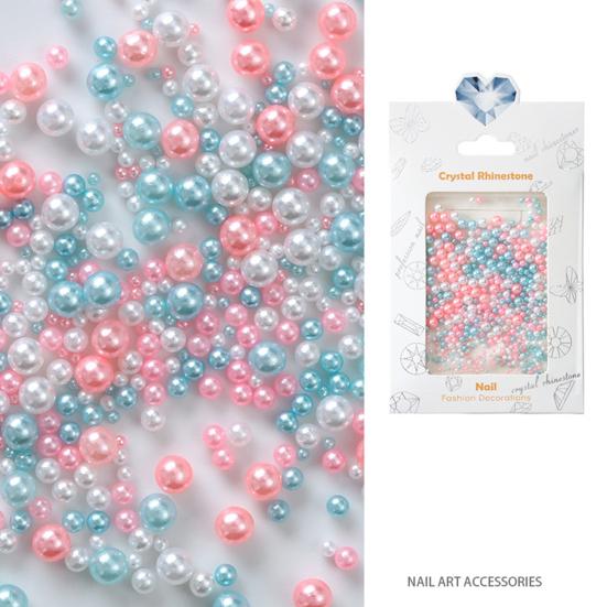 1 Beutel Breite Anwendung ABS Zarte Glänzende Imitationsperlen Dekoration Handy Nagelkunst Schmuck Nageldekoration