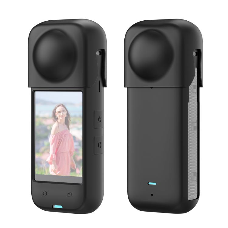 Для Insta360 X4 PULUZ полноразмерный пылезащитный силиконовый защитный чехол чёрный