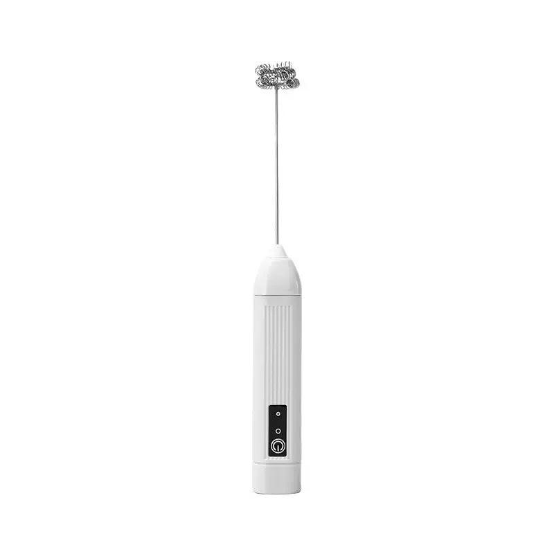 Wireless Electric Milk Frother - USB Rechargeable Handheld Coffee Blender Stick