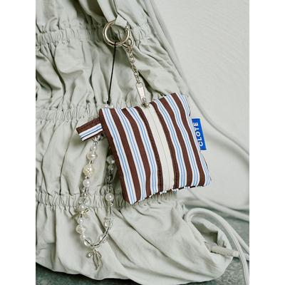 CLOTE Keyring Pouch Keyring - Striped Brick